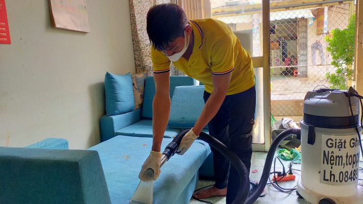 giặt ghế sofa vải